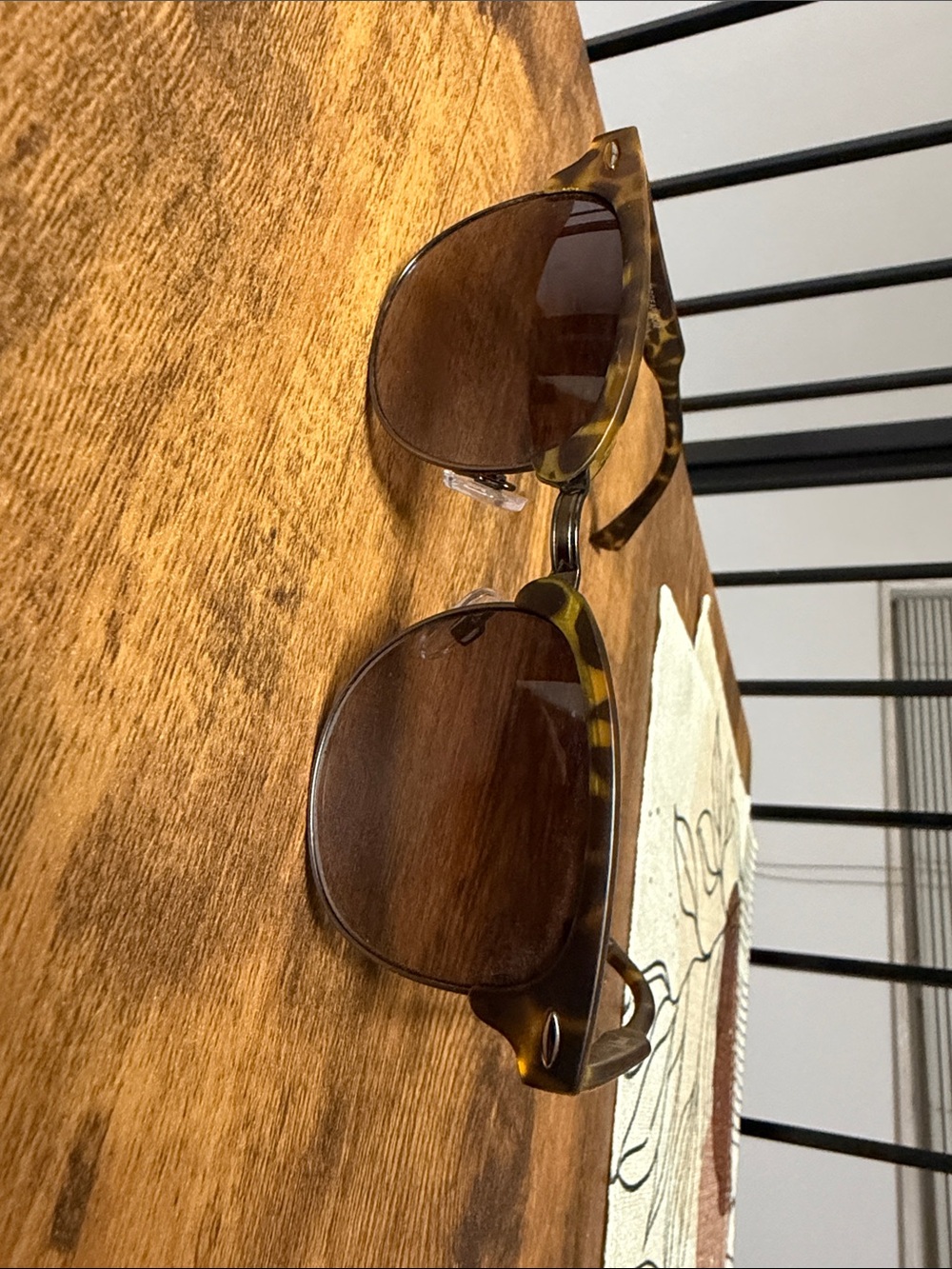 Tortoiseshell Brown Women’s Sunglasses with Brown Lenses